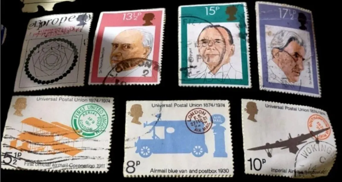 Vintage Stamp Collection & Loose World Stamps - Image 2