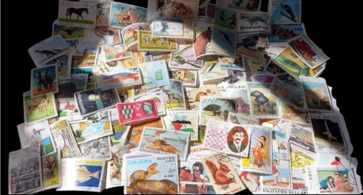 Vintage Stamp Collection & Loose World Stamps - Image 4