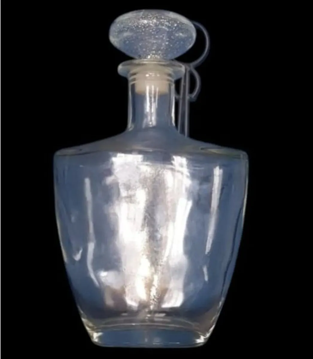 Pristine Vintage Clear Glass Decanter - Image 2