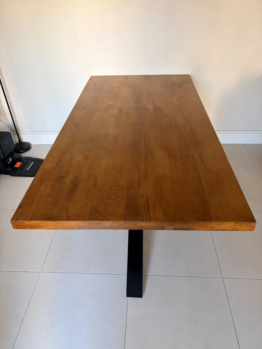 Table-Solid Oak 6ft3 table - Image 2