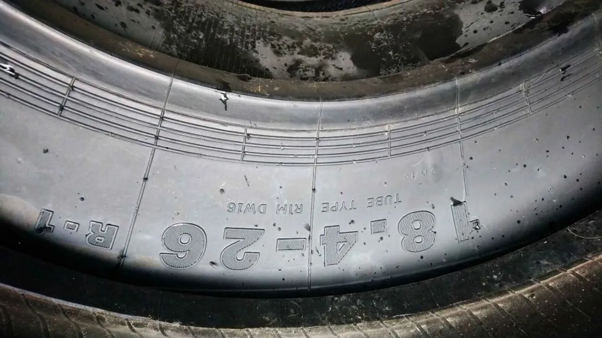 NEW JCB 3CX REAR TYRES - Image 3