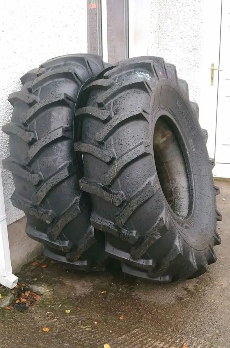 NEW JCB 3CX REAR TYRES - Image 2