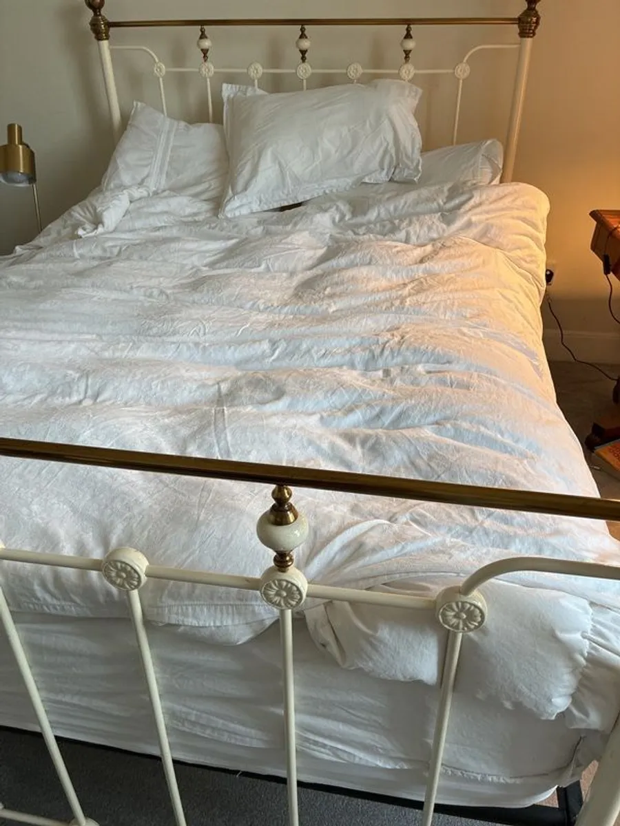 King Size bed and matress - Image 2