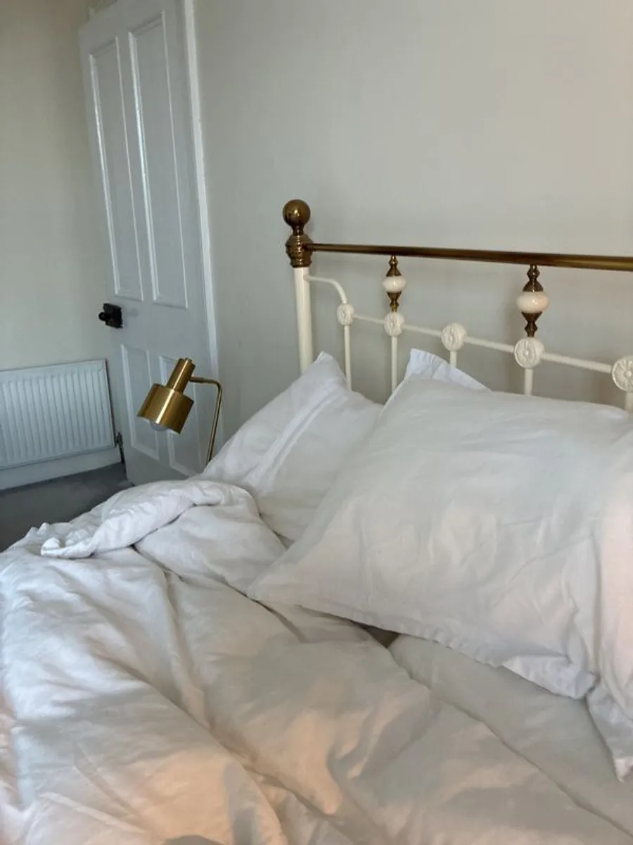 King Size bed and matress - Image 4