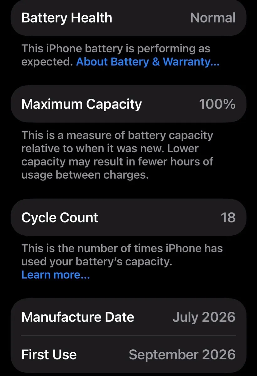 Iphone 16e new(18 charging cycles) - Image 3