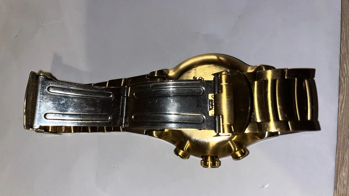 Vintage swatch watch irony four jewels chronograph - Image 3