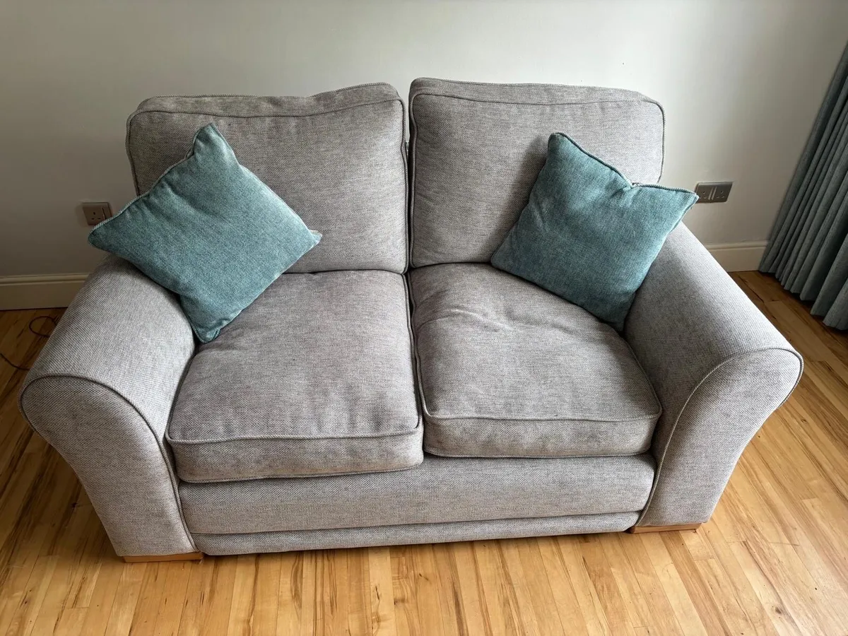 Grey 2-seater sofa