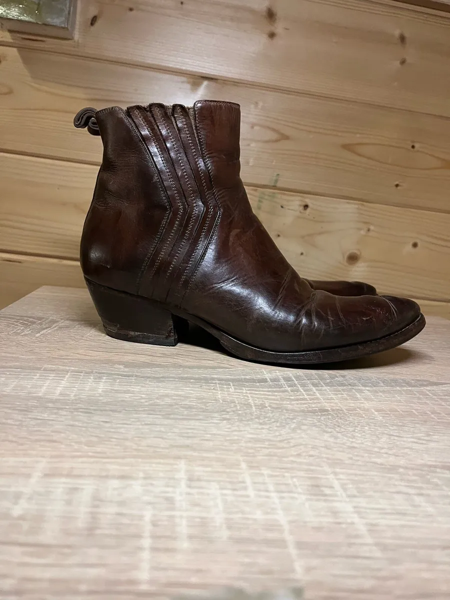 Genuine Italian leather boots - Image 1