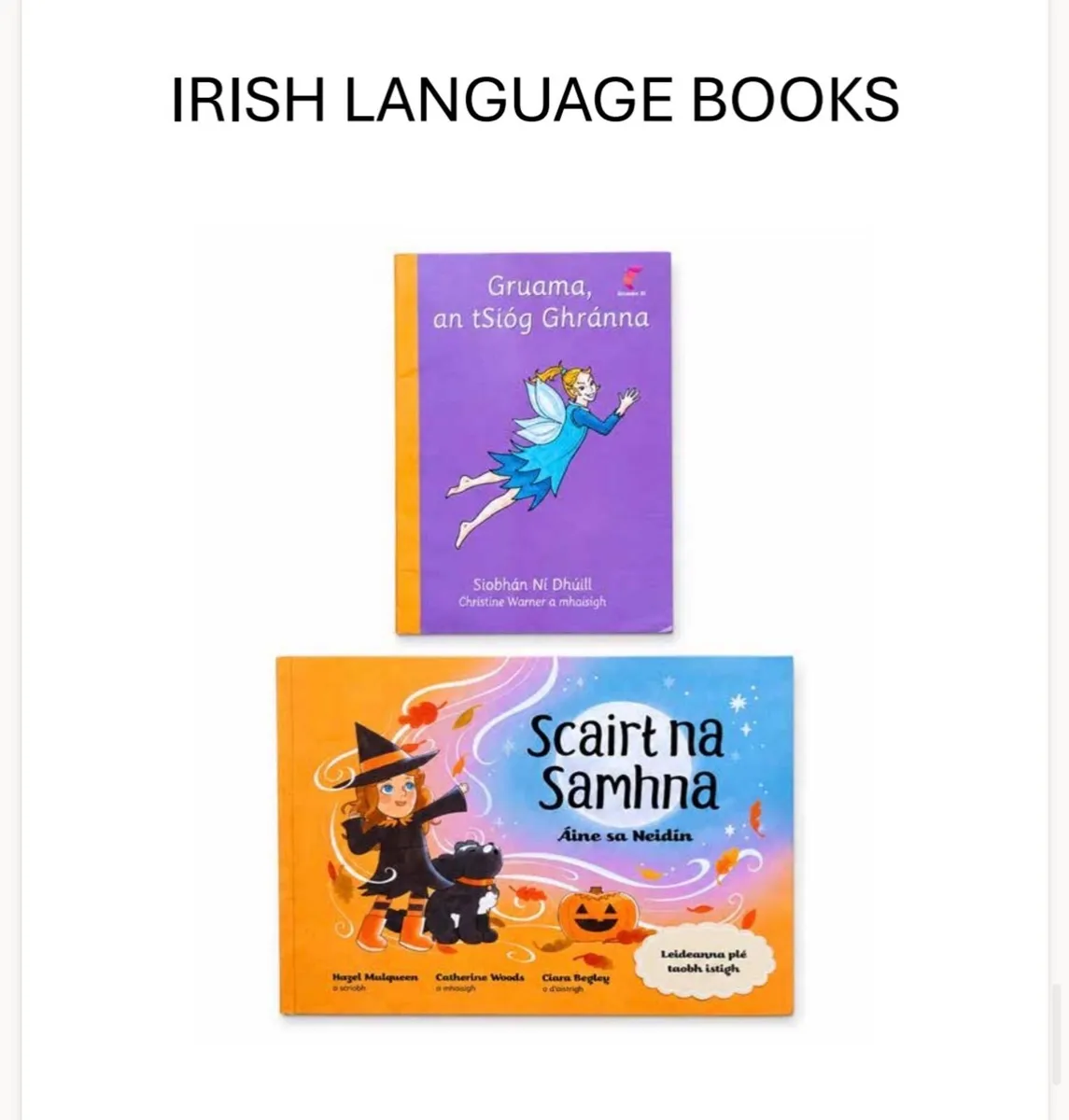 Irish Children’s Book Bundle: Scairt na Samhna & G - Image 1