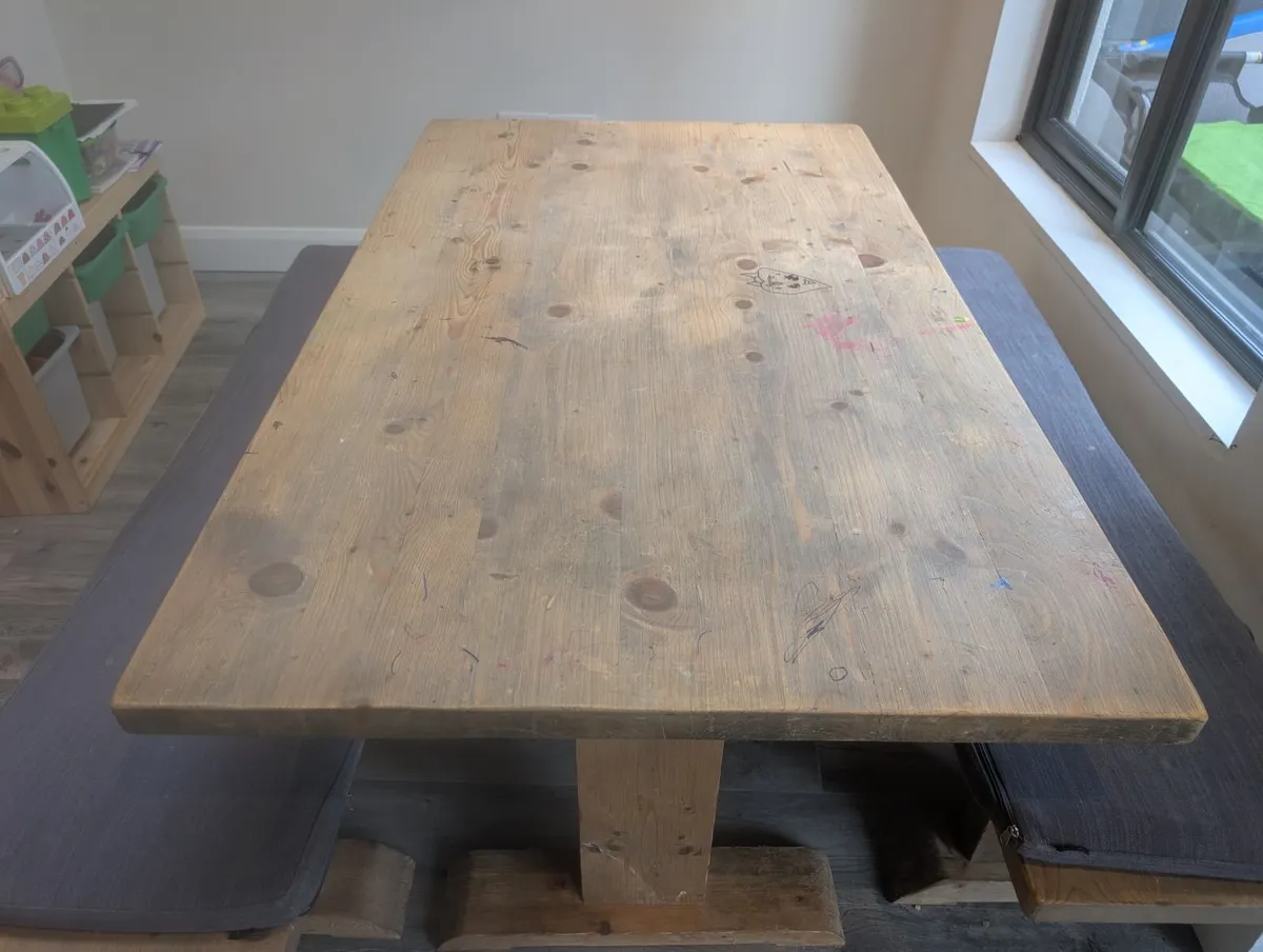 Table and Benches - Image 2