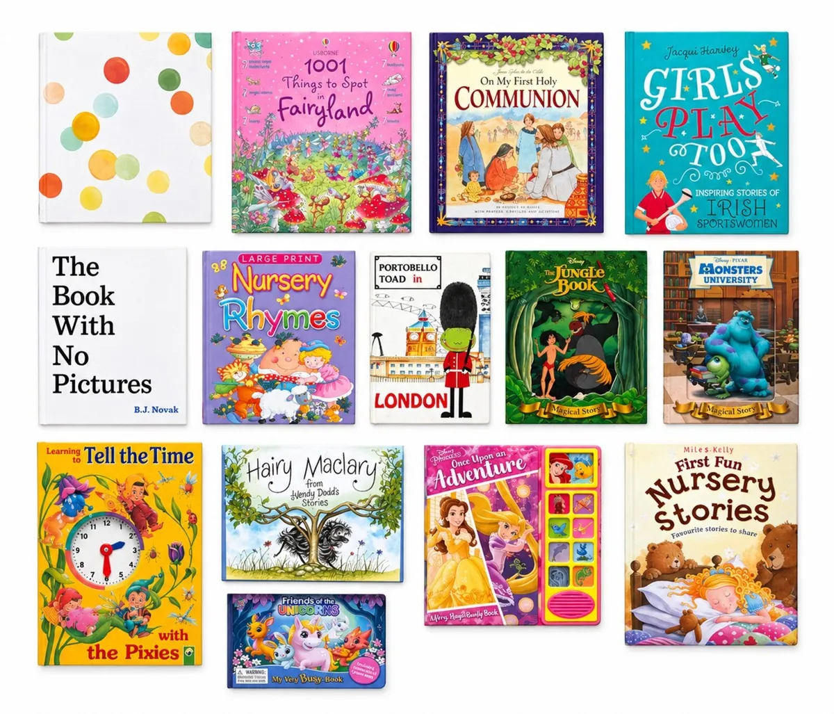 Huge Children's Hardback Book Bundle x14: Picture - Image 1