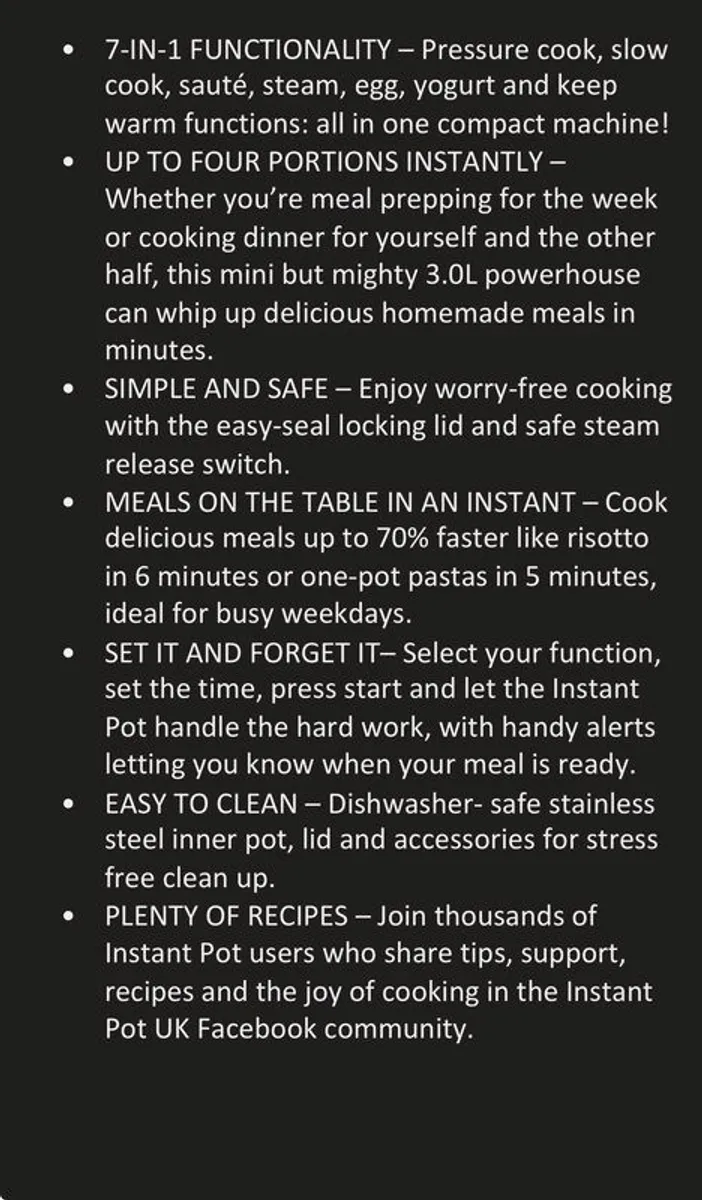Instant Pot 3L - Image 4