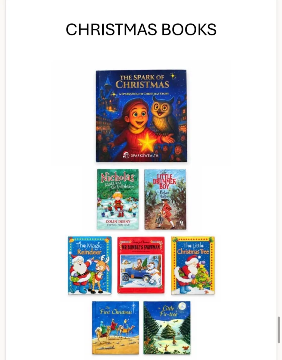 Bundle of 8 Children's Christmas Books - Picture & - Image 1