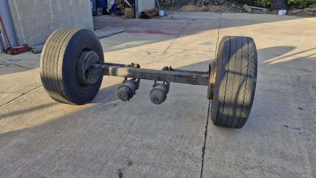 Axle and wheels - Image 2