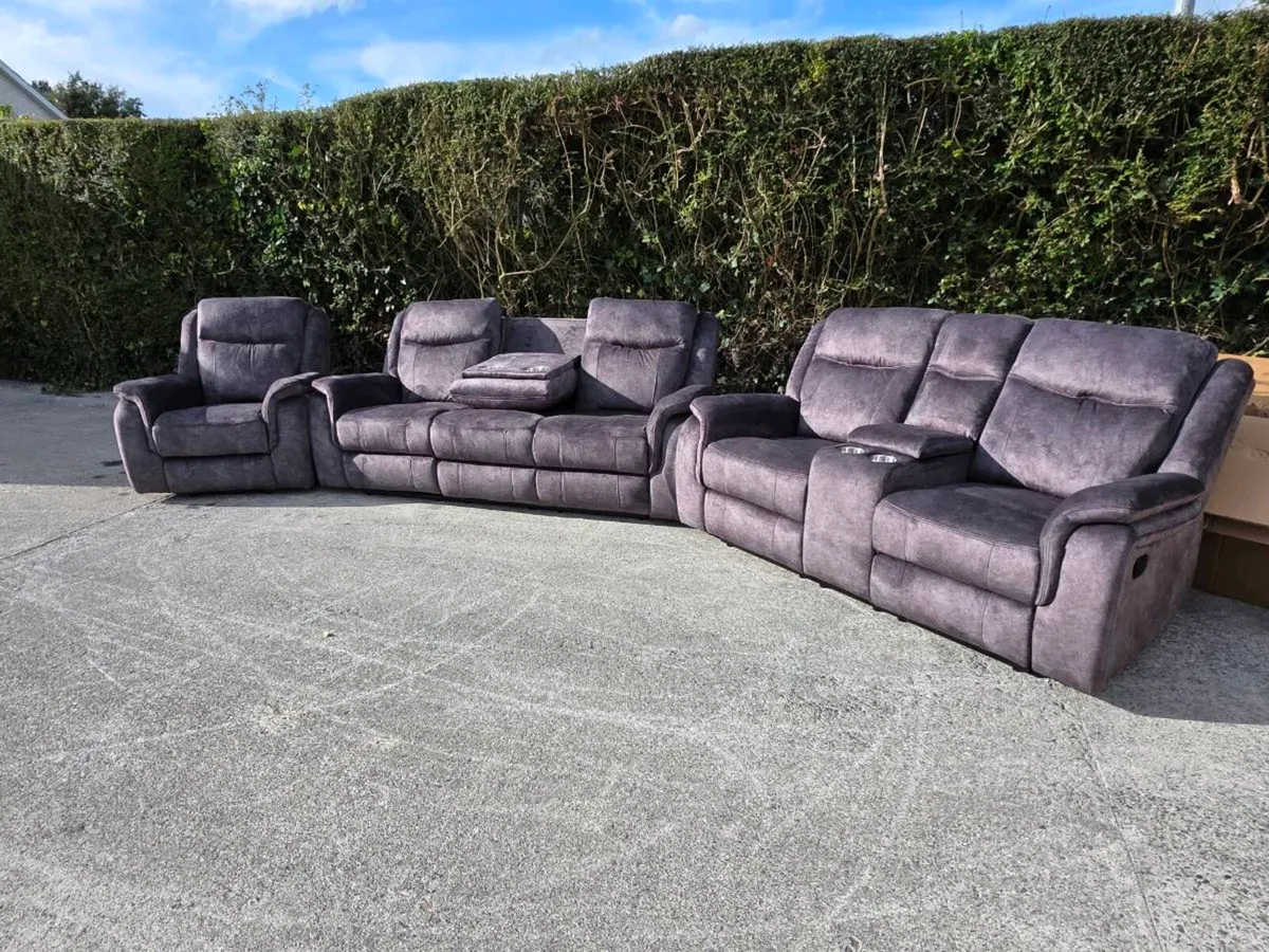 Brand new fabric sofa grey or brown - Image 1