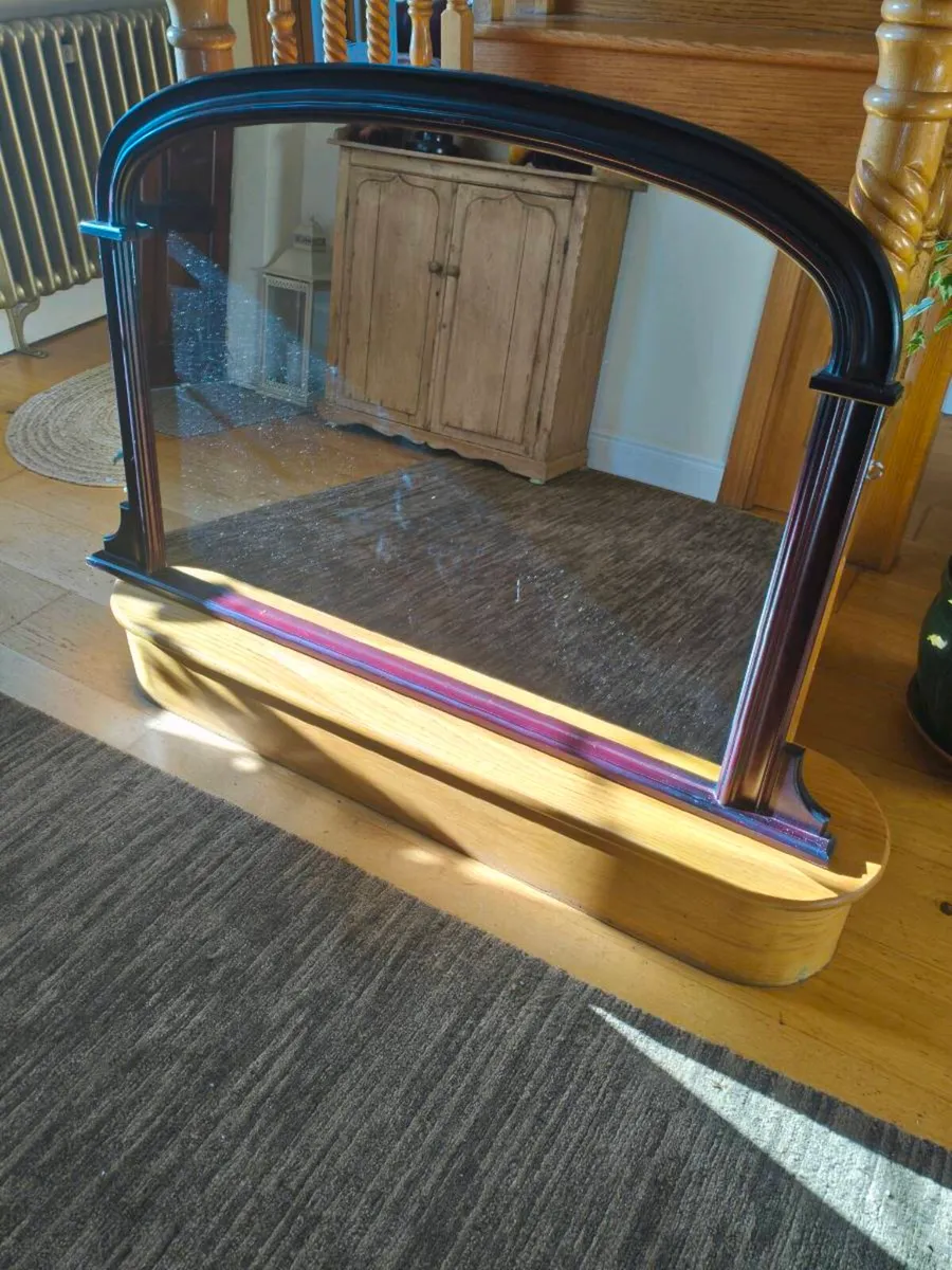 Lovely mantel mirror timber 45 euro - Image 2