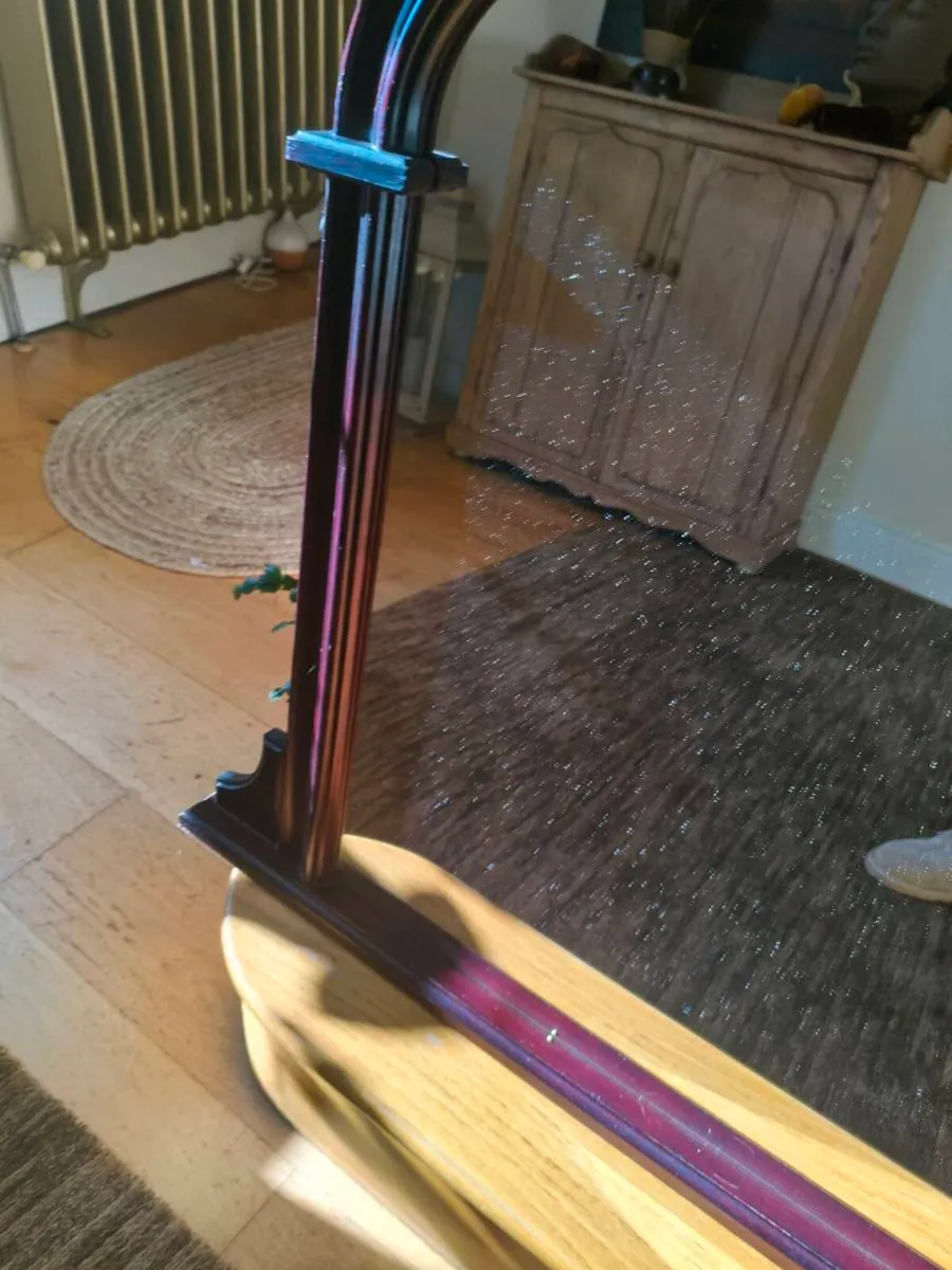 Lovely mantel mirror timber 45 euro - Image 3
