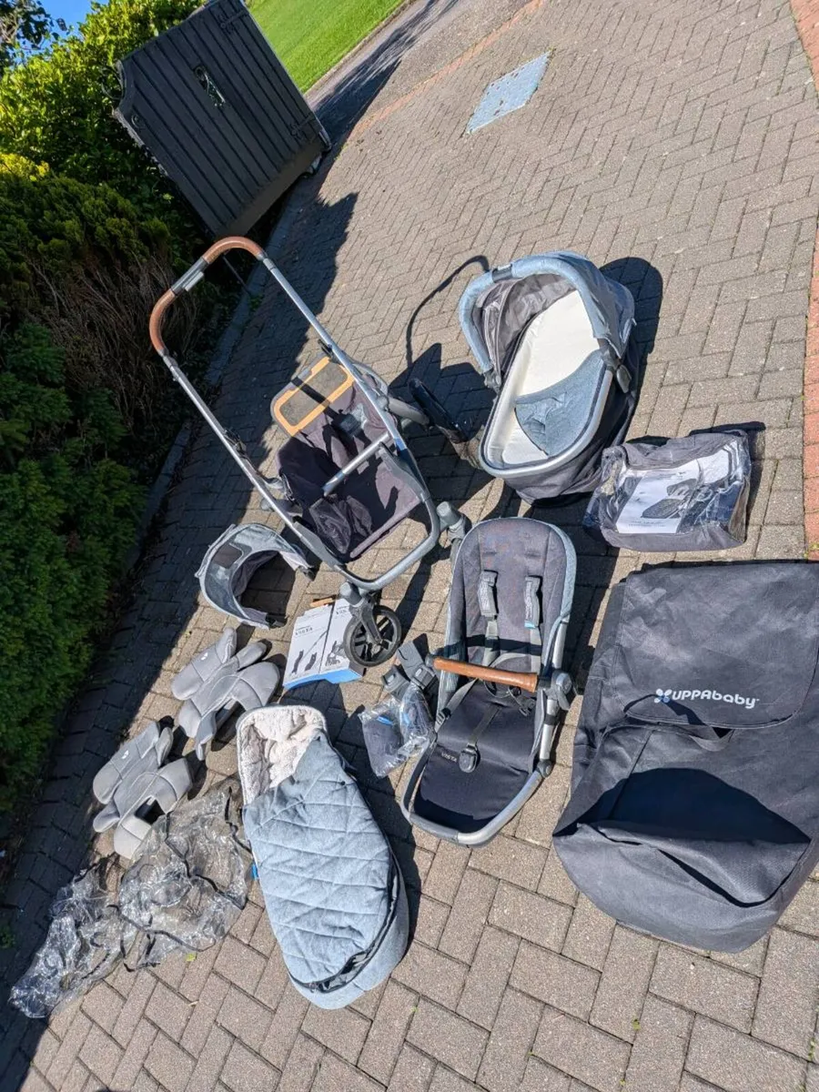 UPPAbaby Vista Travel System, Bassinet, Toddler Se - Image 2