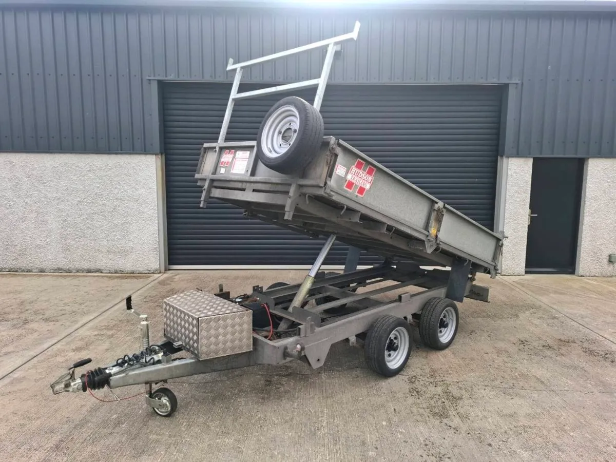 Hudson 10ft x 5ft 6" tipping trailer - Image 1