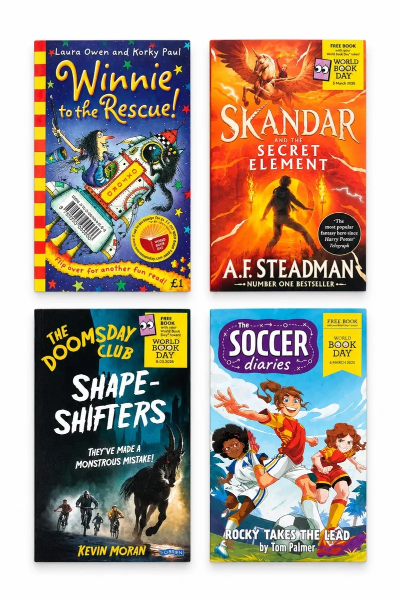 4 World Book Day Books - Image 1