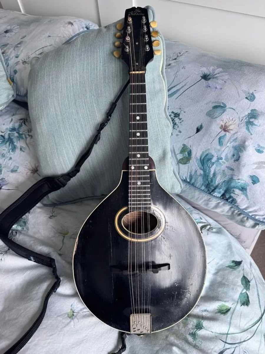 1920s Gibson "Snakehead" A-Style Mandolin (Blacktop) w/ Original Hard Case - Image 1