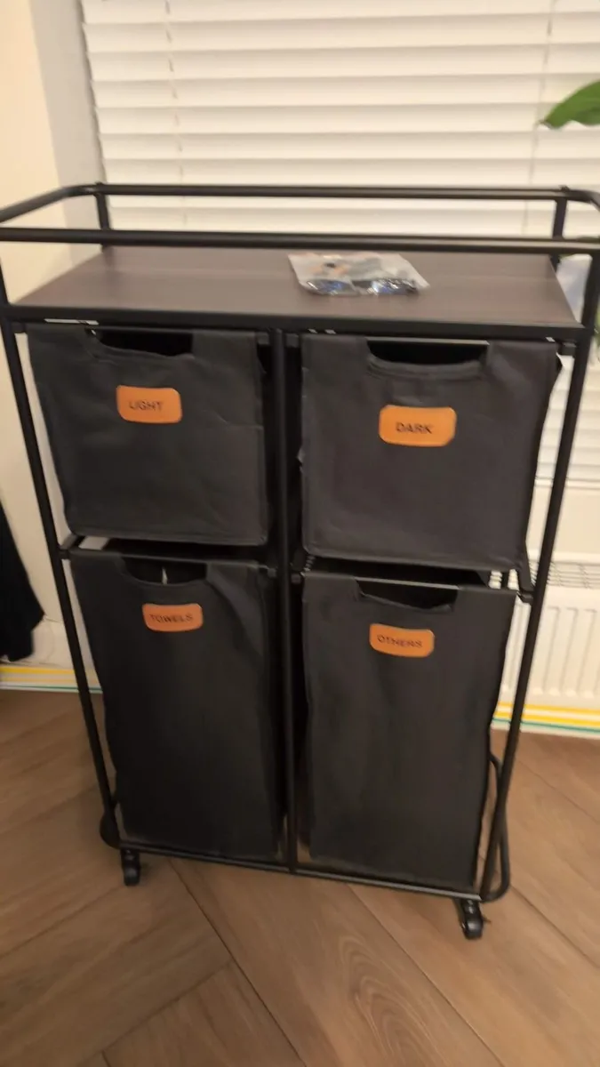 Laundry Basket With Dividers - Image 1