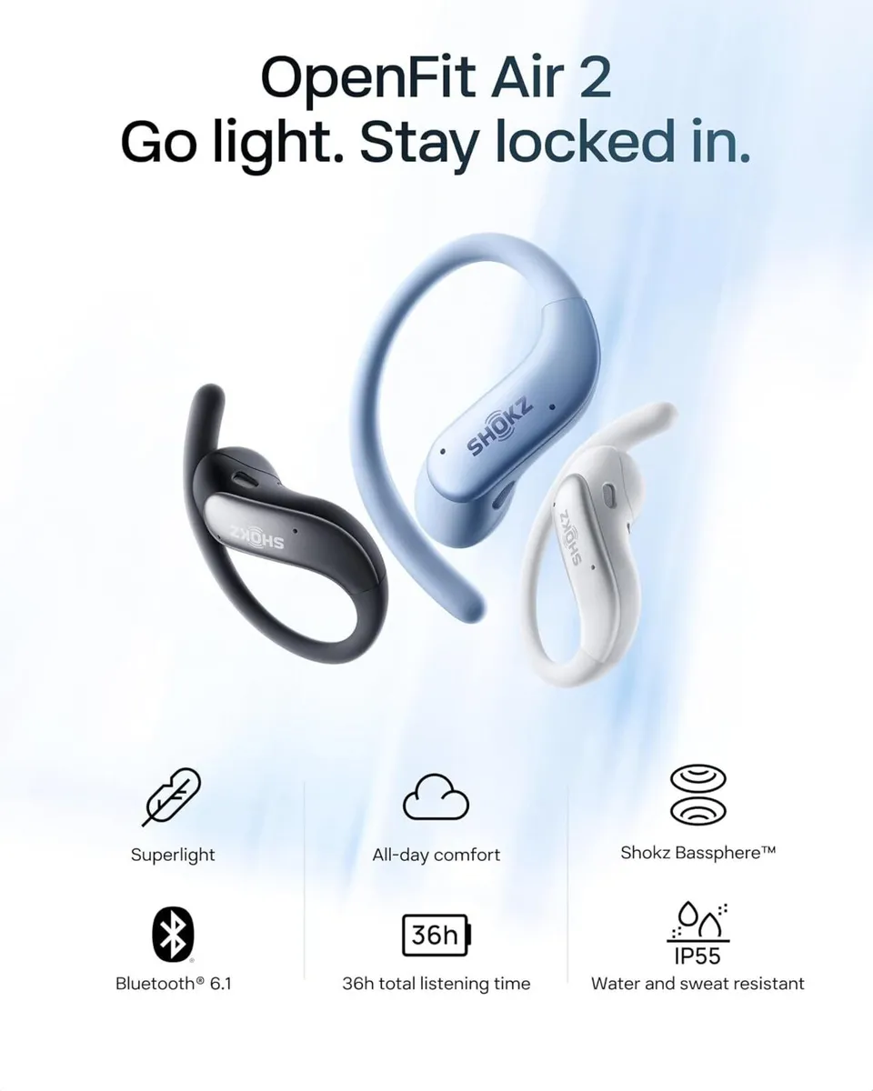 Shokz Openfit Air 2 Open-Ear - Image 4