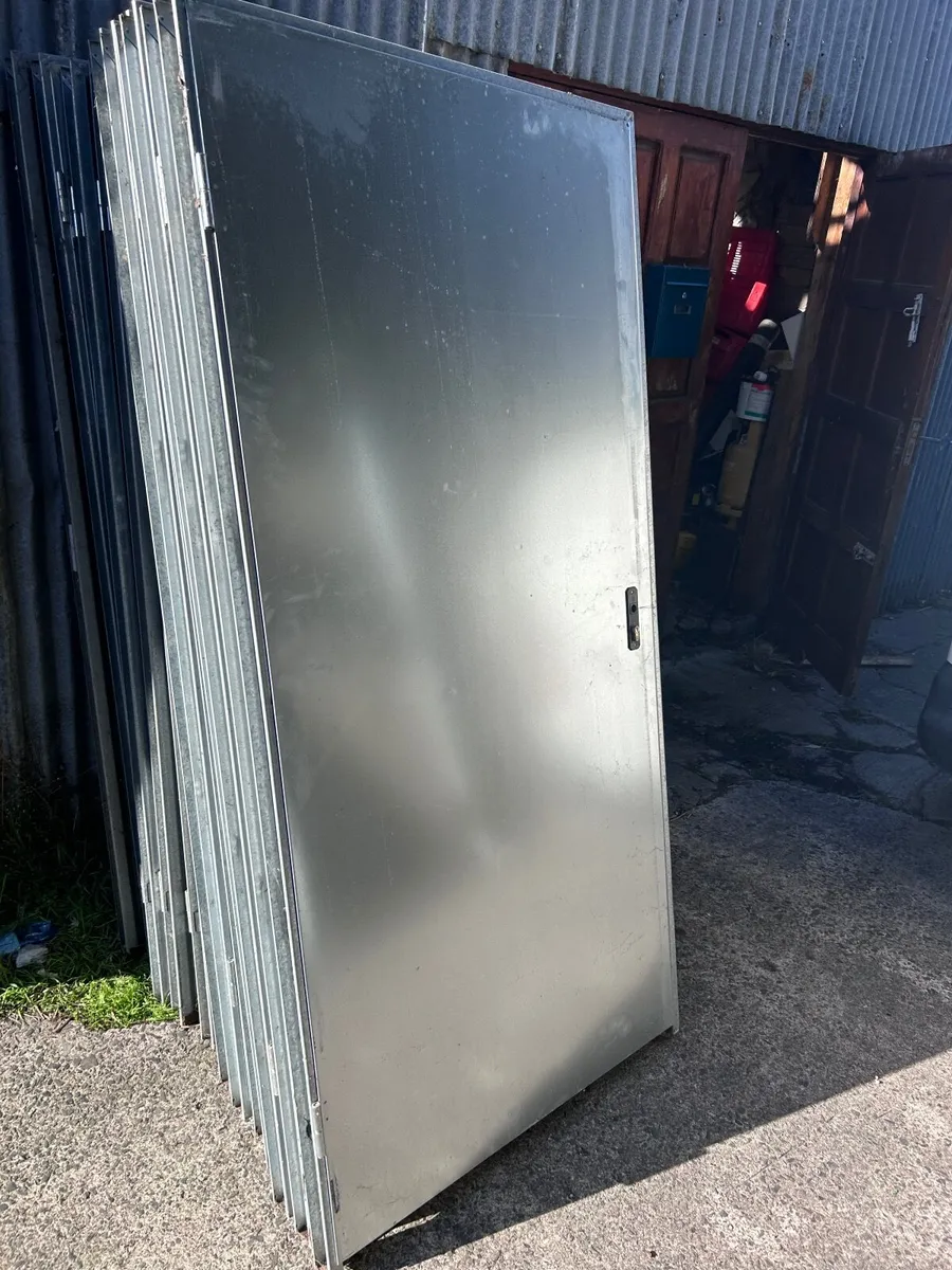 Galvanised Steel Security Doors & Frames – 2250 x - Image 3
