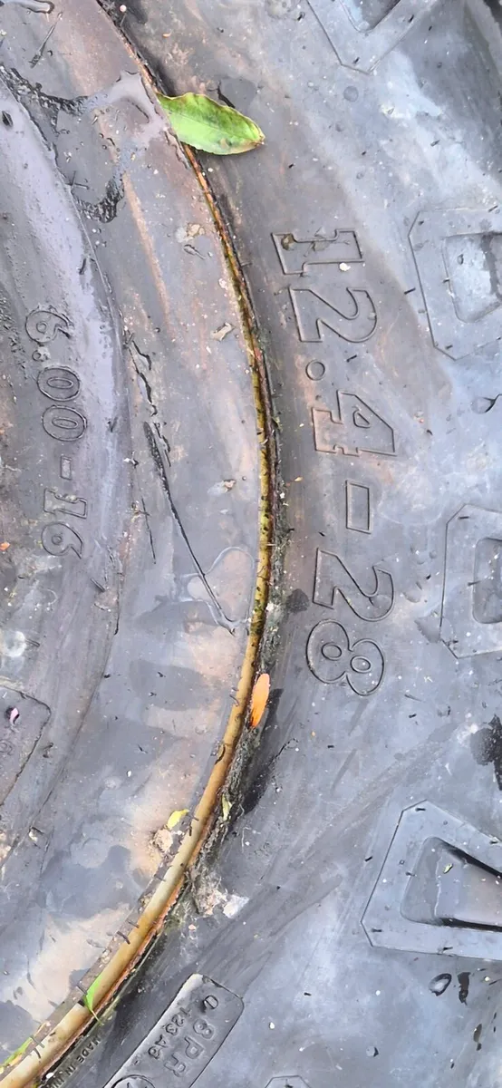 Unused Tyres and rims. 12.4 r28, 6.00 r 16 - Image 2