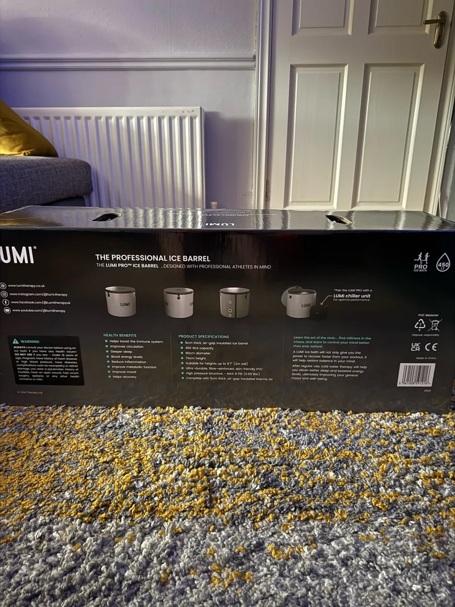 LUMI POD Pro Recovery Ice Bath (NEW IN BOX) - Image 3