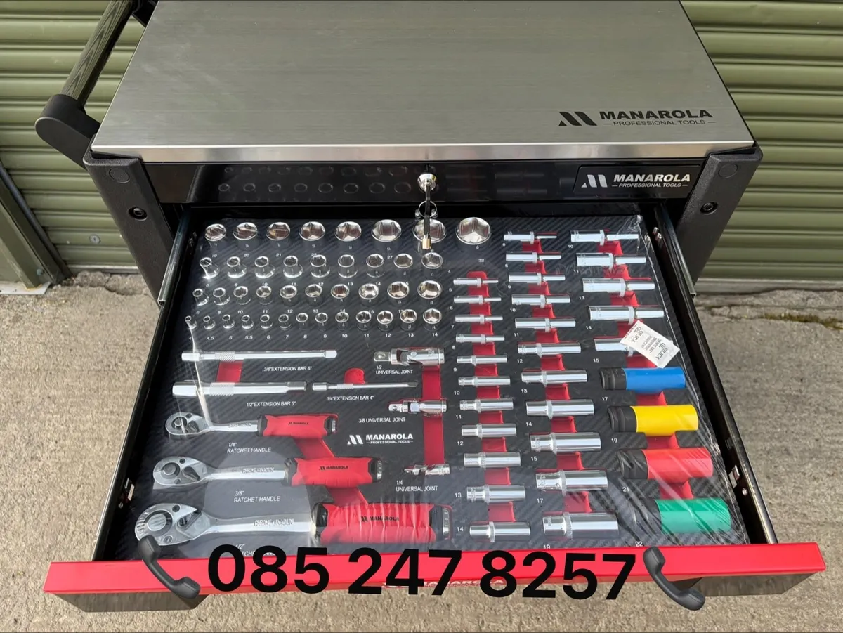 Brand New Manarola 7 Drawer Tool Chest - Image 4