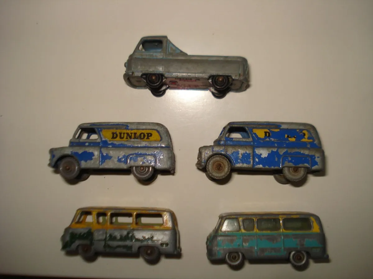 LESNEY MATCHBOX 1950s DIECAST METAL MODEL VANS. - Image 3