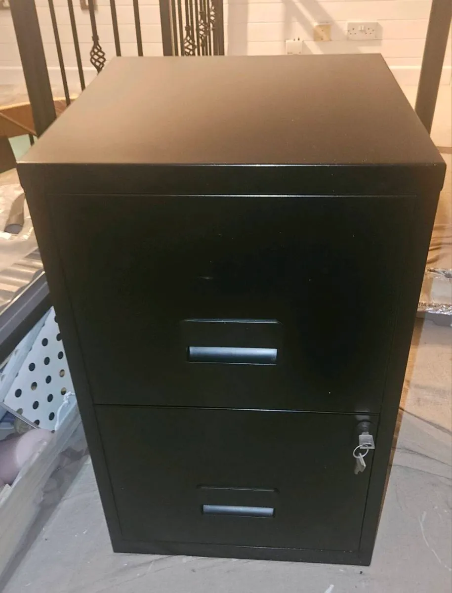 2 drawer filing cabinet - Image 4