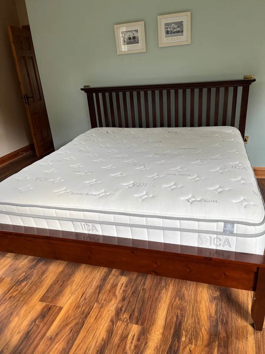 Bed frame (superking 6ft) & matching dresser - Image 1