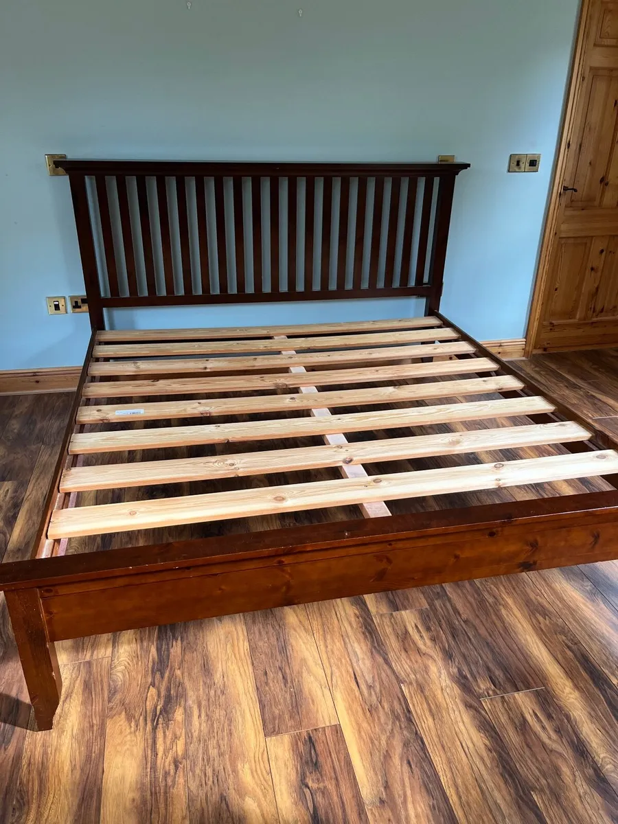 Bed frame (superking 6ft) & matching dresser - Image 2