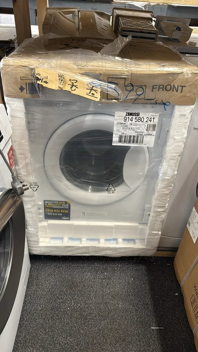 Zanussi integrated washing machine new model - Image 1
