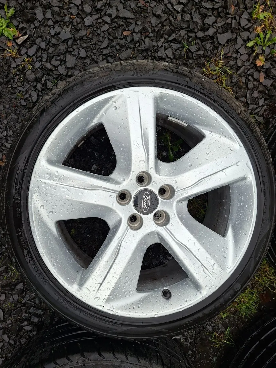 19" Ford Alloys with tyres - Image 1