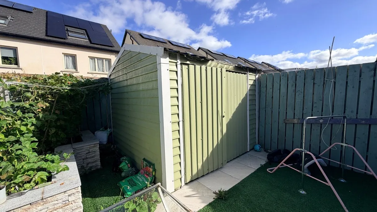 9x10 feet garden steel shed for sale - Image 3