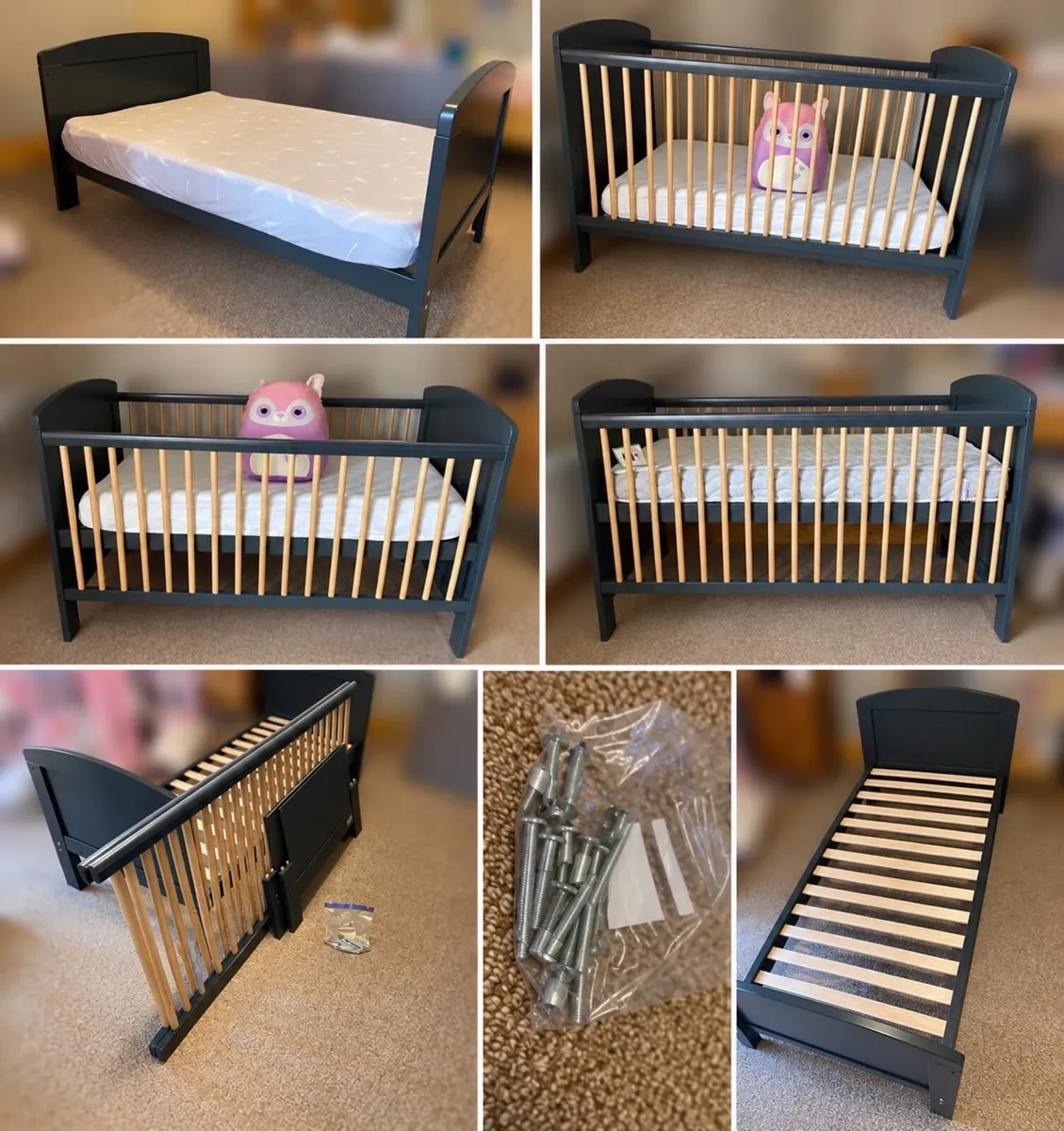 Ickle Bubba Nursery Set + Clevamama Mattress - Image 1