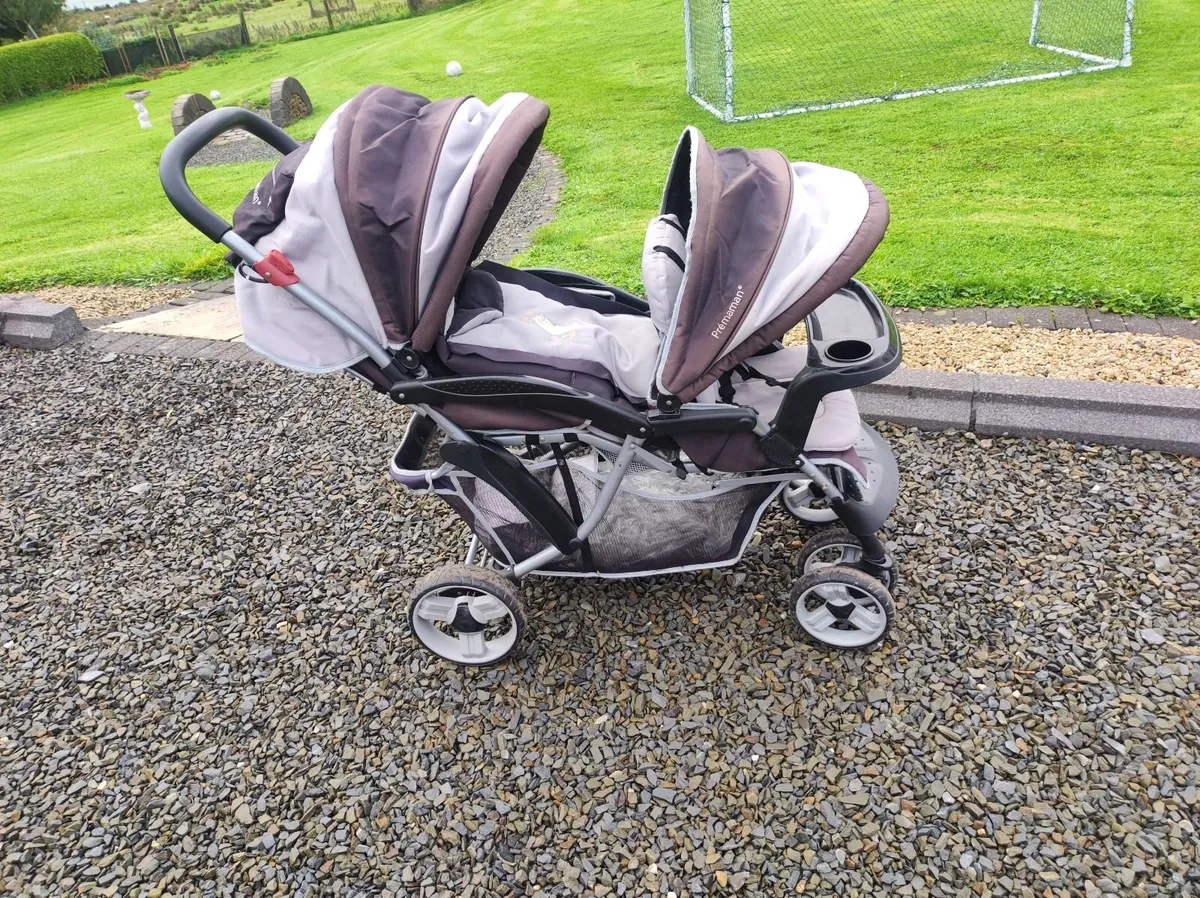 A double baby buggy - Image 1