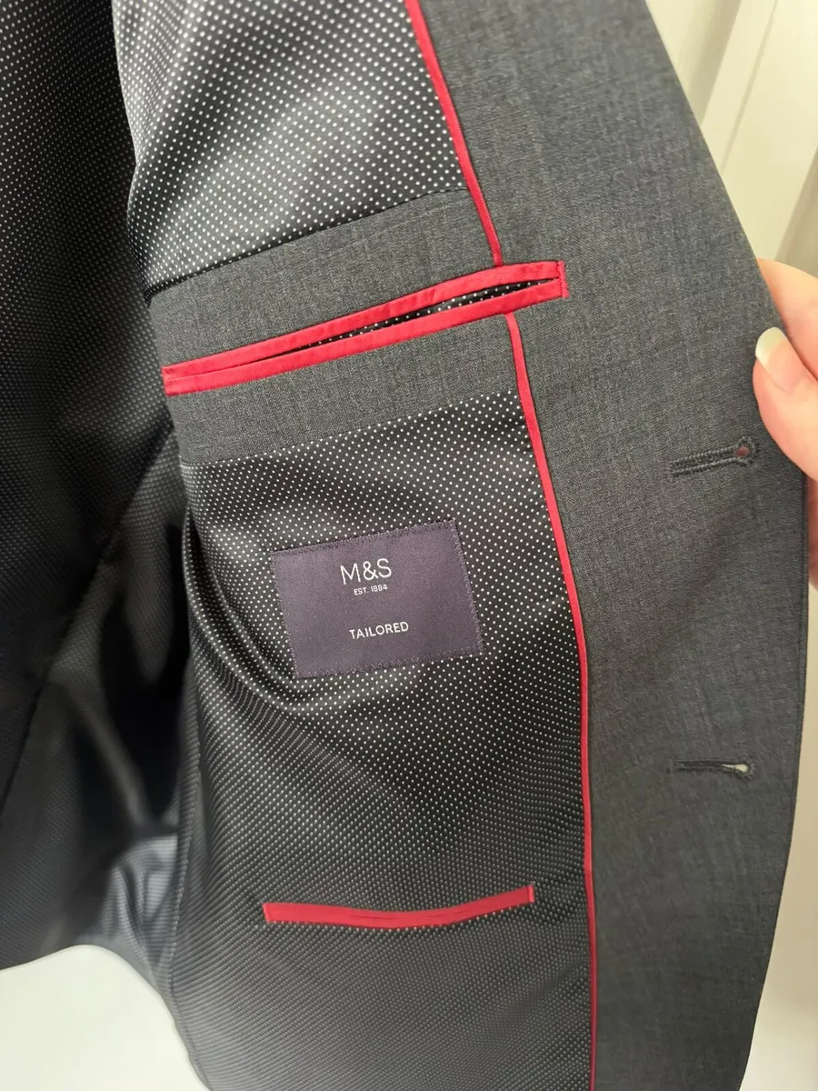 Mens Grey Suit,  Marks and Spencer - Image 4