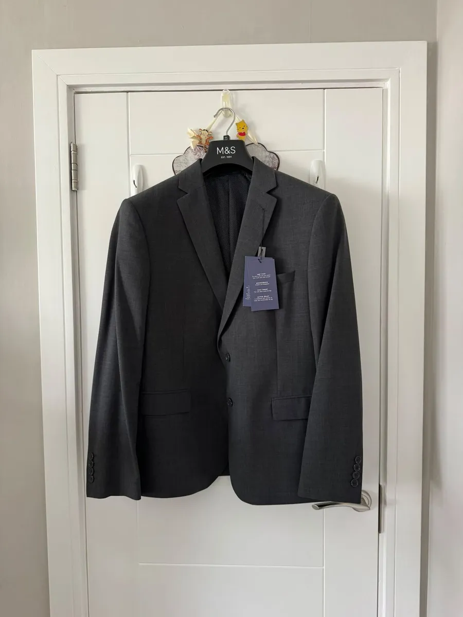 Mens Grey Suit,  M&S , never worn with tags. - Image 2
