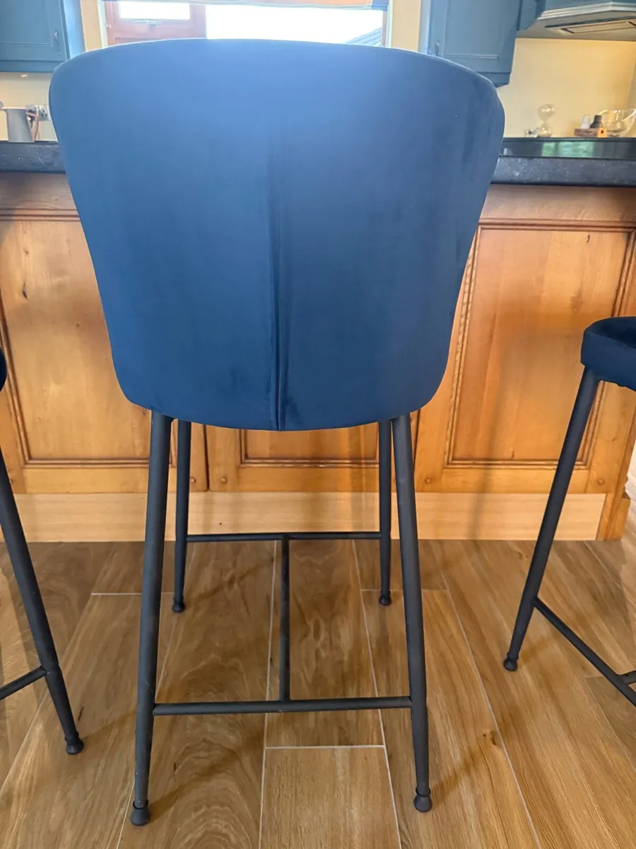 Ez living Kitchen island chairs x3 - Image 3
