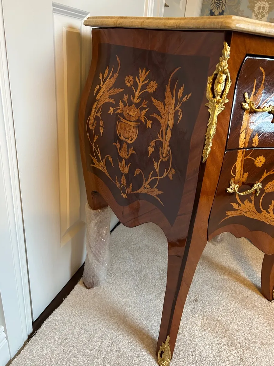 Pair of French Side Tables/Bedroom Lockers - Image 3