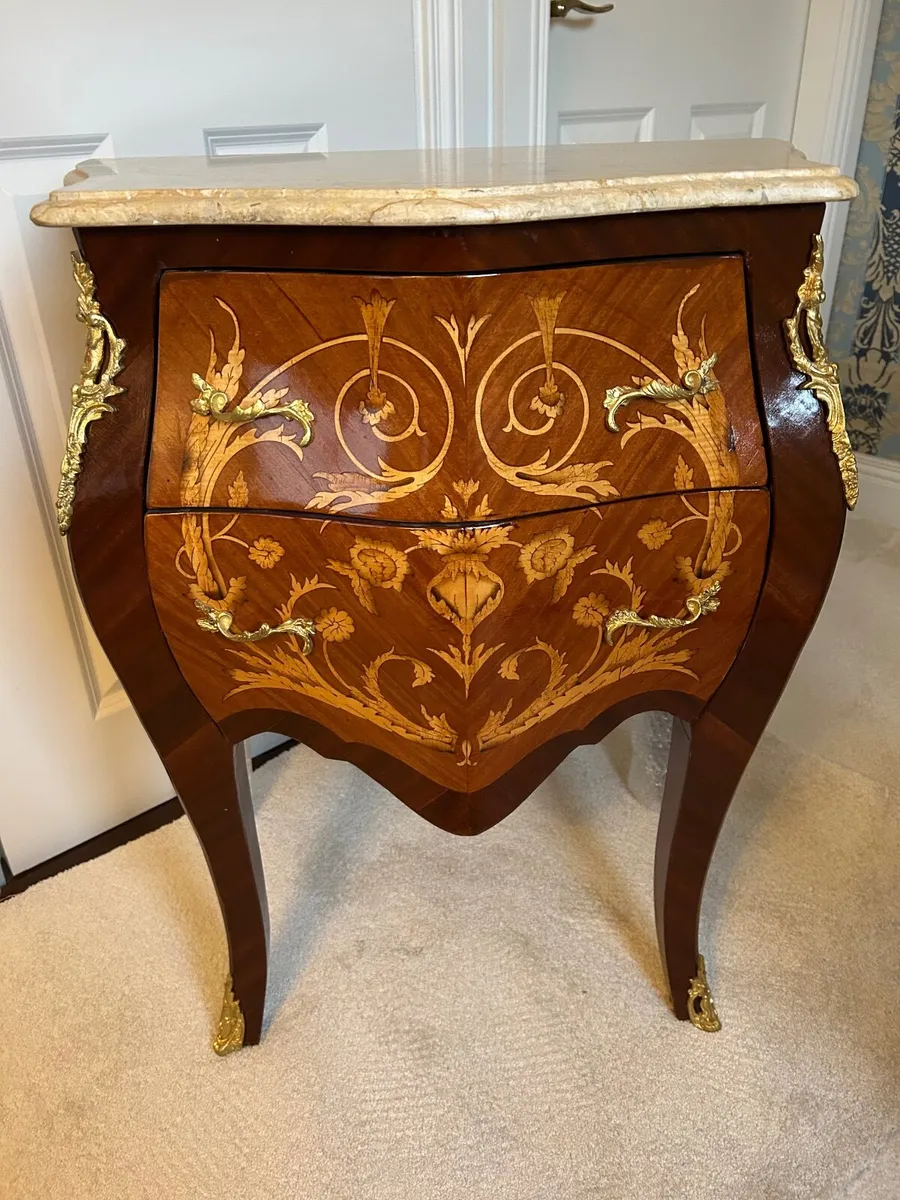Pair of French Side Tables/Bedroom Lockers - Image 4