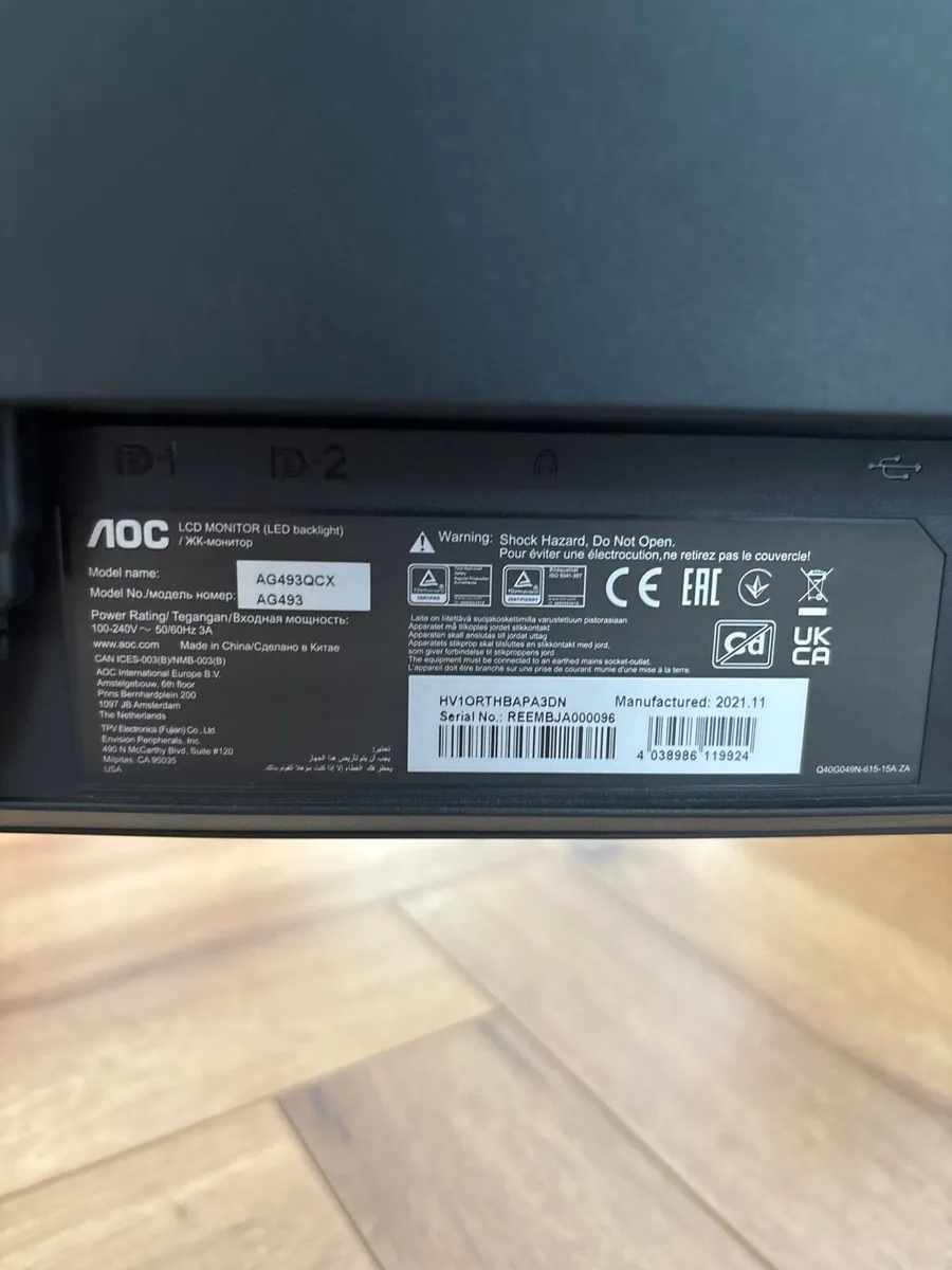 AOC 49” gaming screen - Image 3