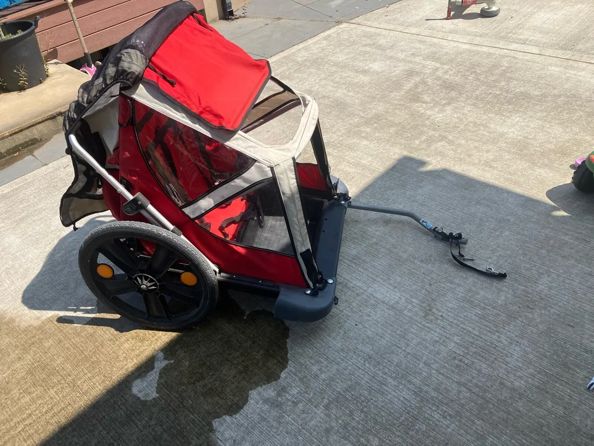 Bike trailer kids and weeride safe - Image 2
