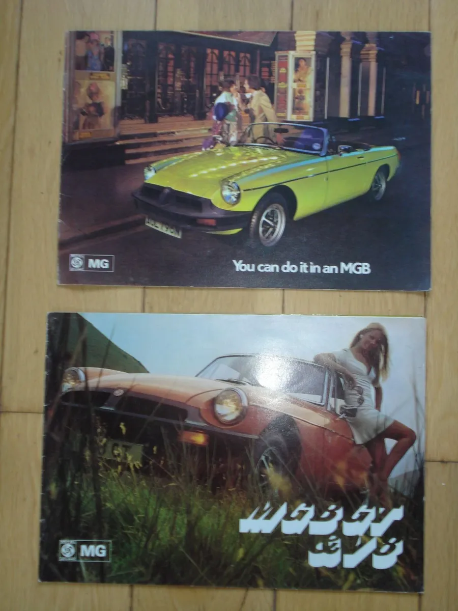 MG, MGB ,MIDGET, SPRITE, SALES BROCHURES & BOOKS. - Image 2