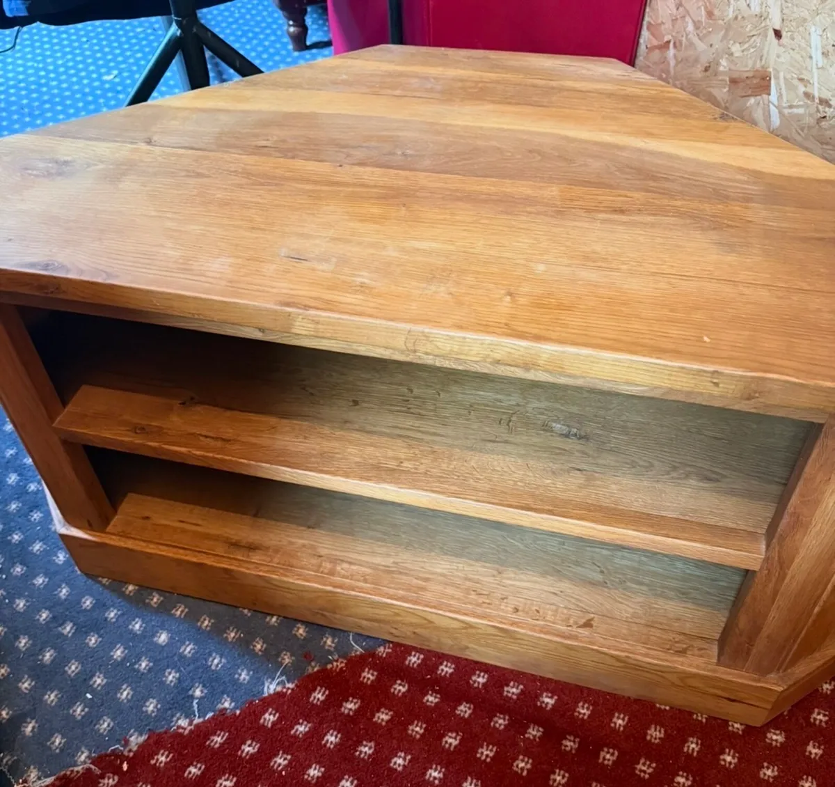 Oak corner Tv unit - Image 2