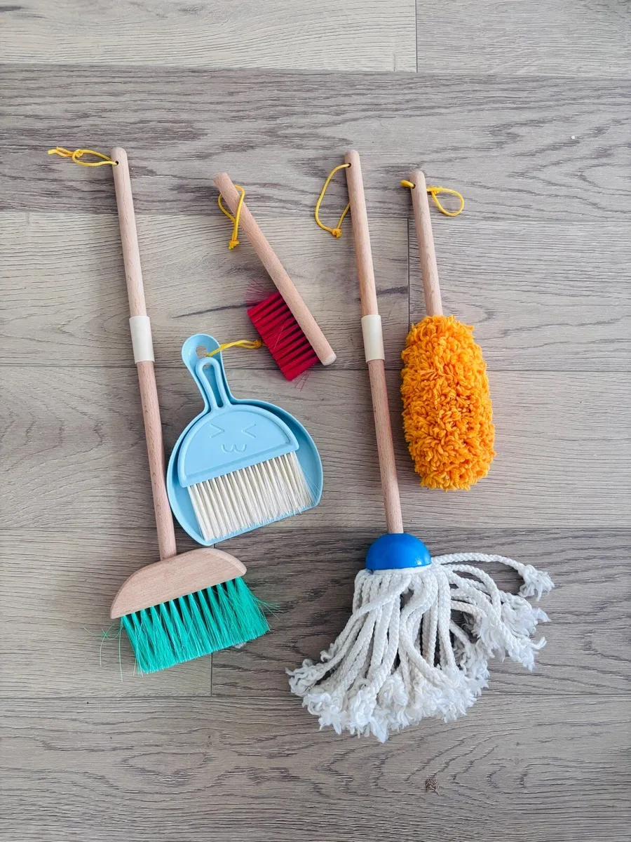 Wooden Toys - Doctor’s Kit, Toolkit, Cleaning set - Image 4